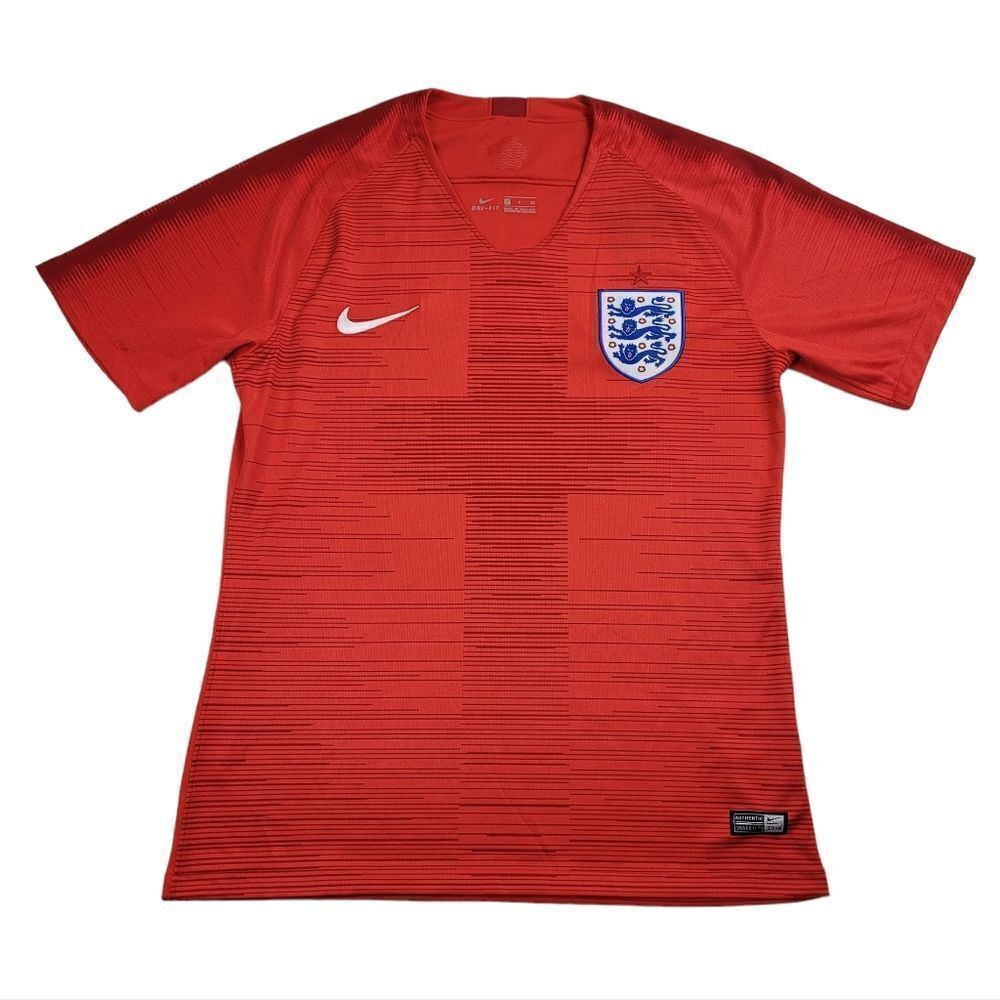 Nike England National Team Away Authentic Vapor Match Jersey Red Mens Size Small
